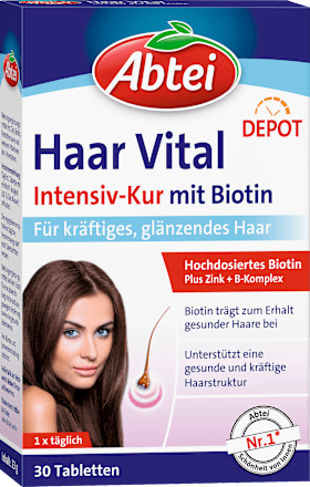 Haar Vital Intensiv-Kur mit Biotin Abtei