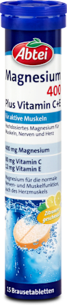 Magnesium 400 Brausetabletten Abtei