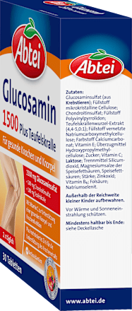 Glucosamin 1500 Plus Teufelskralle Abtei