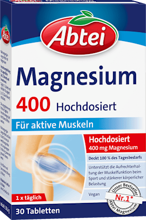 Magnesium 400 Hochdosiert Tabletten Abtei