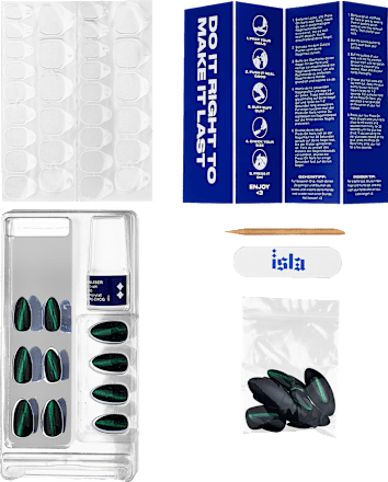 Nagelset Press On Nails, A Green Flag isla