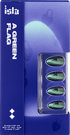 Nagelset Press On Nails, A Green Flag isla