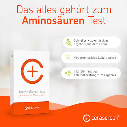 Aminosäuren Test cerascreen