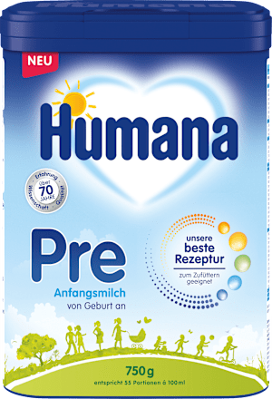 Anfangsmilch Pre von Geburt an Humana