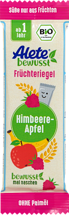 Früchteriegel Himbeere-Apfel Alete bewusst