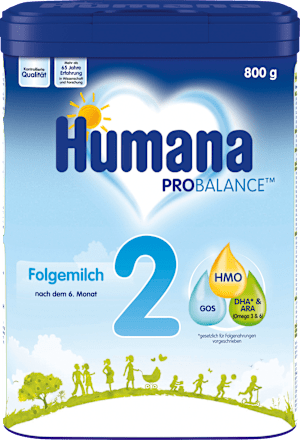 Folgemilch 2 ab dem 7. Monat Humana
