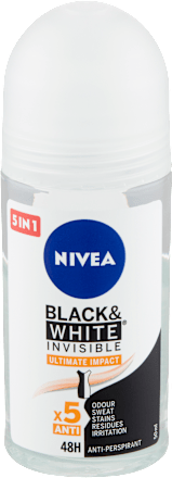 Black & White Invisible deo roll-on NIVEA