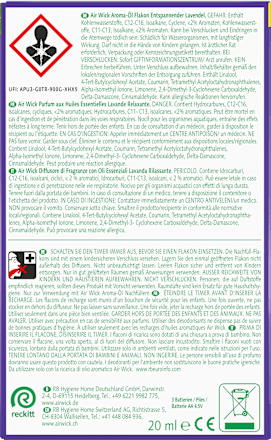 Lufterfrischer Aroma-Öl Diffuser Starter-Set Entspannender Lavendel AIR WICK