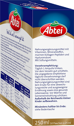 Beauty Kollagen Intensiv 5.000 Trink-Ampullen (10 Stück) Abtei