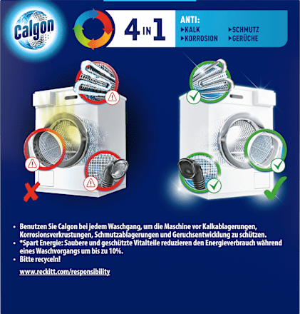 Entkalker Pulver 4in1 Calgon