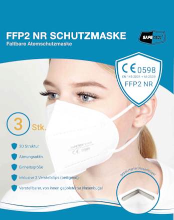 FFP2 NR Atemschutzmaske Wizard