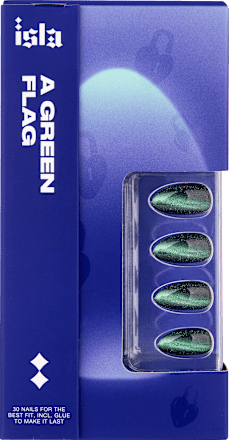 Nagelset Press On Nails, A Green Flag isla