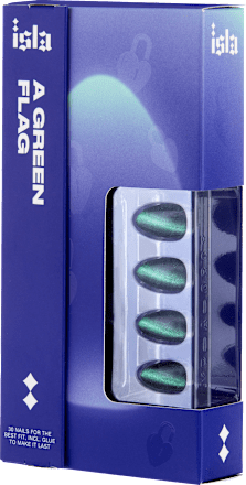 Nagelset Press On Nails, A Green Flag isla