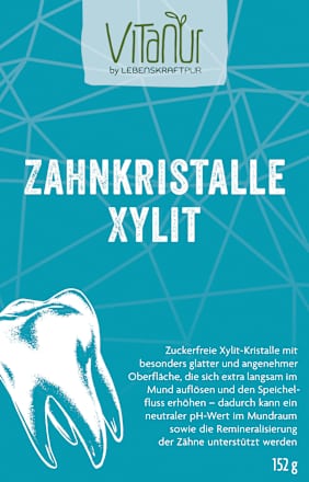 Zahnkristalle Vitanur Xylit Lebenskraftpur