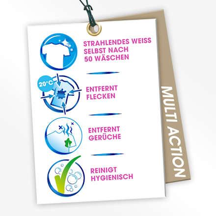 Fleckenentferner Pulver Weiß Vanish Oxi Action