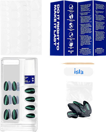 Nagelset Press On Nails, A Green Flag isla