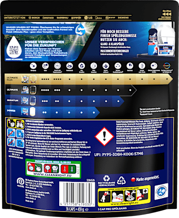 Geschirrspül-Tabs Ultimate Plus All in 1 XXL Finish
