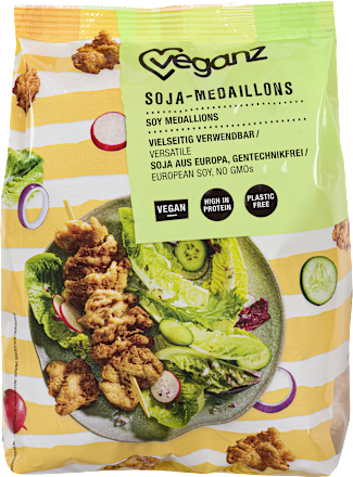 Vegetarisches Hack Bio Soja-Medaillons Veganz