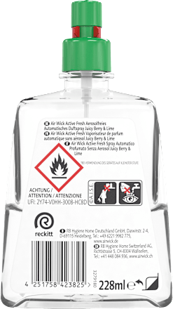 Lufterfrischer Active Fresh Juicy Berry & Lime Nachfüllpack AirWick