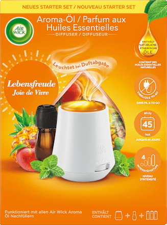 Lufterfrischer Aroma-Öl Diffuser Lebensfreude Starterset AirWick