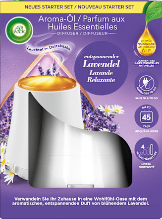 Lufterfrischer Aroma-Öl Diffuser Starter-Set Entspannender Lavendel AirWick