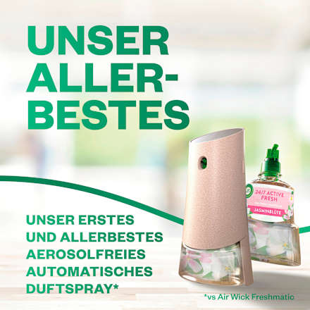 Duftspray 24/7 Active Fresh Nachfüller Jasminblüte AirWick