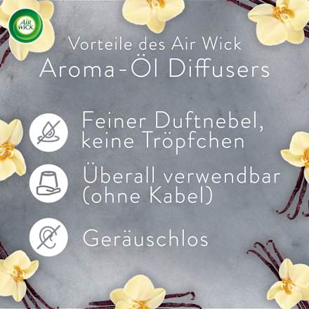 Lufterfrischer Aroma-Öl Flakon Nachfüller Traumhafte Vanille AIR WICK