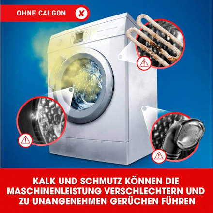 Waschmaschinenreiniger 3in1 Wasserenthärter Pulver Calgon