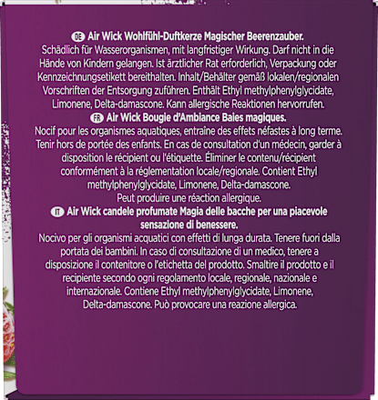 Duftkerze im Glas Magischer Beerenzauber 105g AirWick