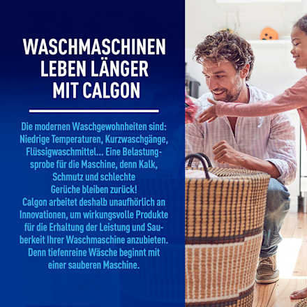 Waschmaschinenreiniger Wasserenthärter Power Tabs 4in1 Calgon