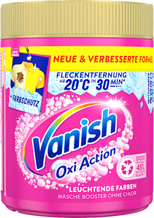 Fleckenentferner Wäsche Booster Pulver Vanish Oxi Action