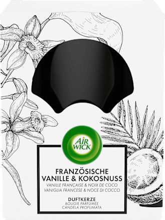 Duftkerze im Glas Vanilleschote & Kokosnuss 220g AirWick