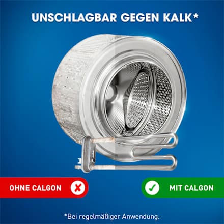 Waschmaschinenreiniger 3in1 Wasserenthärter Pulver Calgon