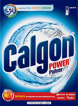 Waschmaschinenreiniger 3in1 Wasserenthärter Pulver Calgon