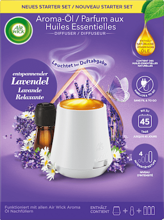 Lufterfrischer Aroma-Öl Diffuser Lavendel Starterset AirWick