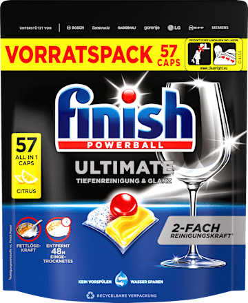 Spülmaschinen-Tabs Ultimate Citrus All in 1 Finish