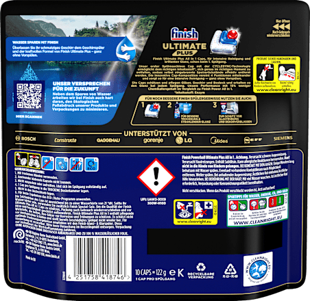 Spülmaschinen-Tabs Ultimate Plus Finish