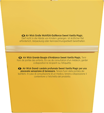 Duftkerze im Glas Sweet Vanilla Magic 220g AirWick