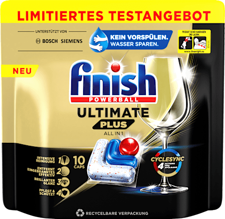 Spülmaschinen-Tabs Ultimate Plus Finish