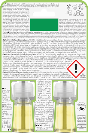 Lufterfrischer Duftstecker Blooming Garden Nachfüllpack (2x19 ml) AirWick
