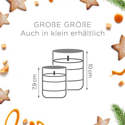 Duftkerze im Glas Vanillesterne & Karamell 220g AIR WICK
