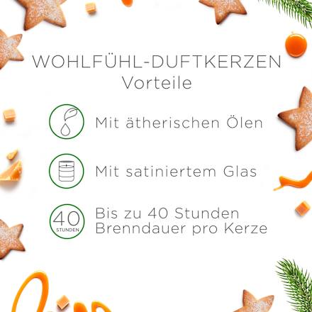 Duftkerze im Glas Vanillesterne & Karamell 220g AIR WICK