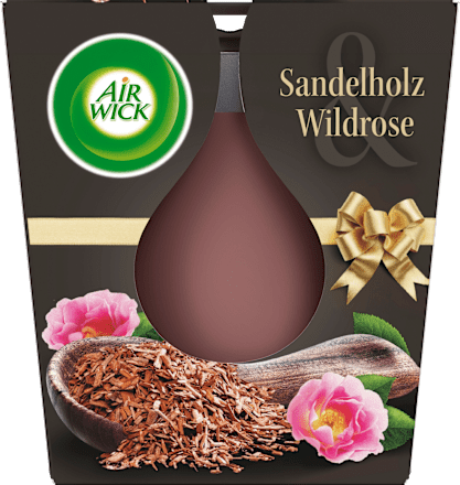 Duftkerze im Glas Sandelholz & Wildrose 105 g AirWick