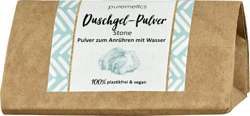 Duschgel-Pulver Stone puremetics