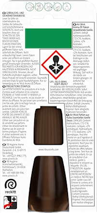 Lufterfrischer Aroma-Öl Verwöhnende Vanille Nachfüllpack AirWick