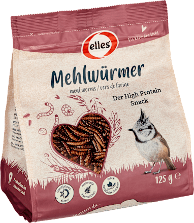 Vogelfutter Streufutter Mehlwürmer elles
