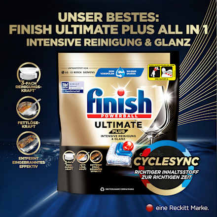 Spülmaschinen-Tabs Ultimate Citrus All in 1 Finish