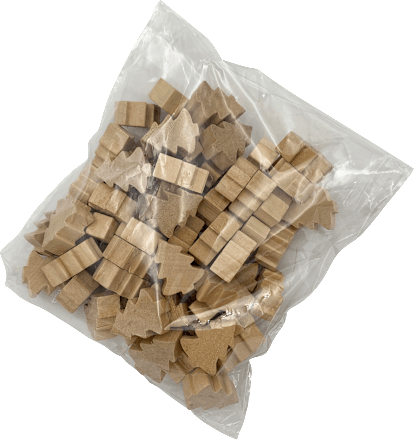 Streudeko, Holz Tannen, natur Dekorieren & Einrichten