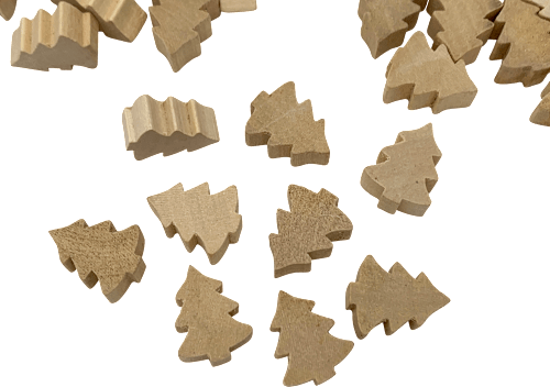 Streudeko, Holz Tannen, natur Dekorieren & Einrichten