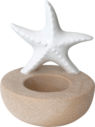 Teelichthalter aus Keramik, Seestern Dekorieren & Einrichten